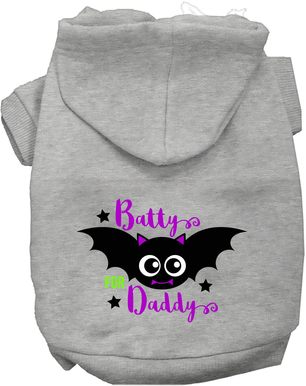 Batty for Daddy Halloween Pet Hoodie