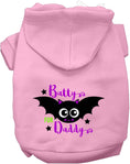 Load image into Gallery viewer, Batty for Daddy Halloween Pet Hoodie
