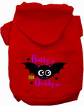 Load image into Gallery viewer, Batty for Daddy Halloween Pet Hoodie
