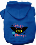 Load image into Gallery viewer, Batty for Mommy Halloween Pet Hoodie
