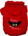 Load image into Gallery viewer, Batty for Mommy Halloween Pet Hoodie
