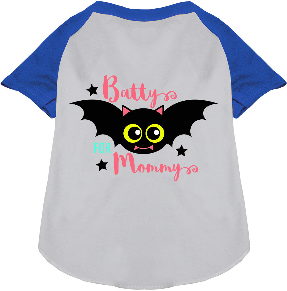 Batty for Mommy Pet Raglan Shirt