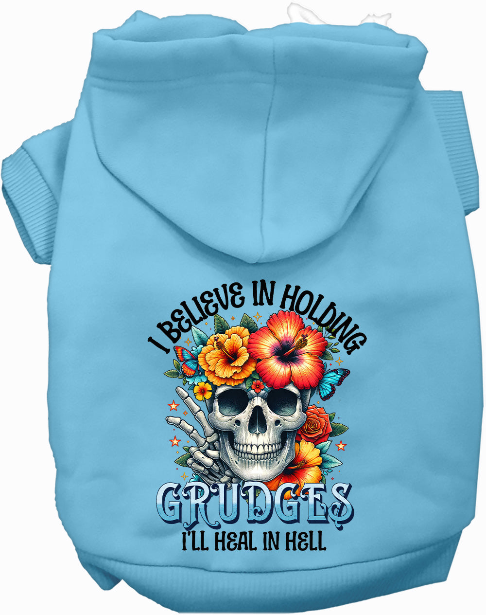Grudges Skull Pet Hoodie