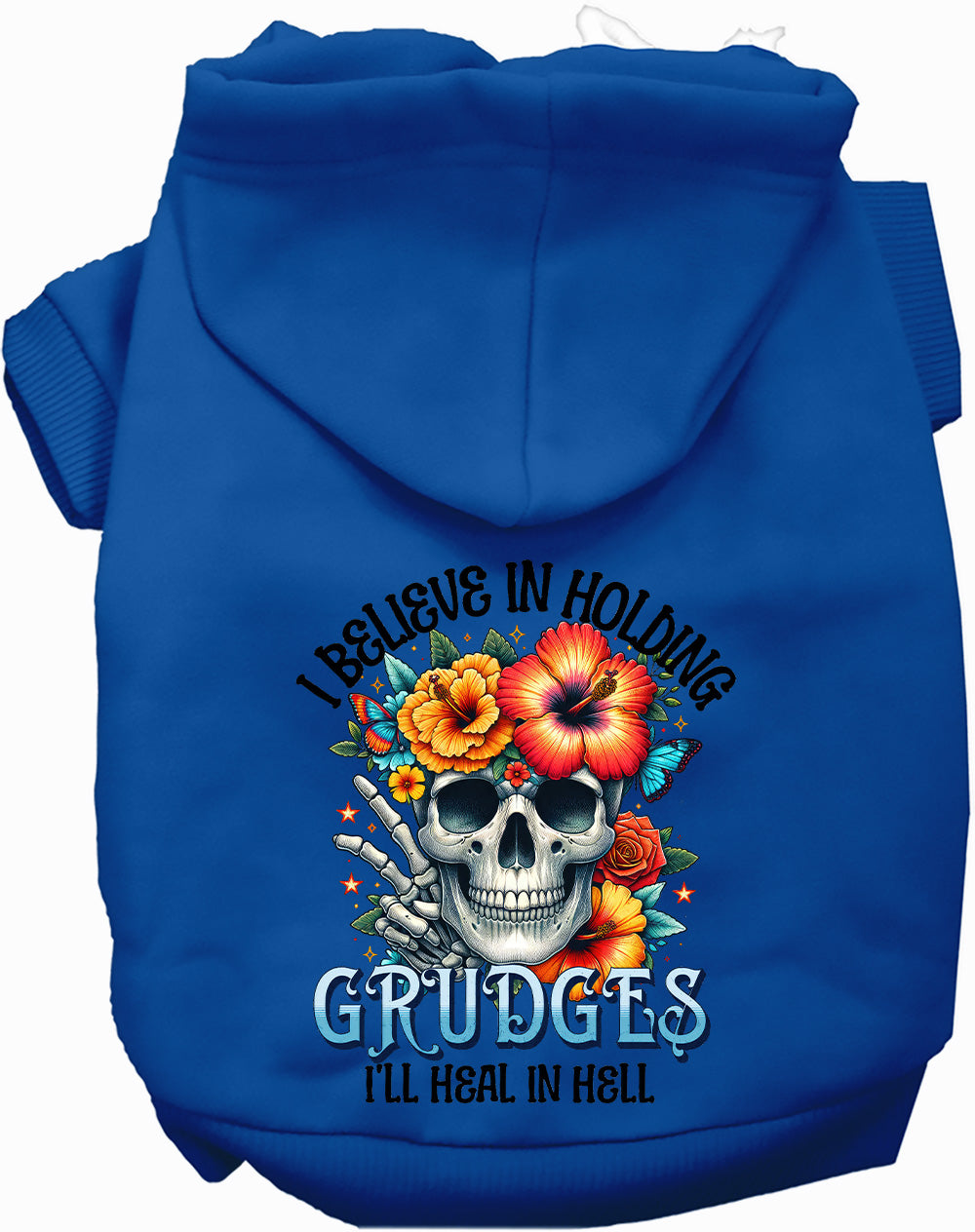 Grudges Skull Pet Hoodie