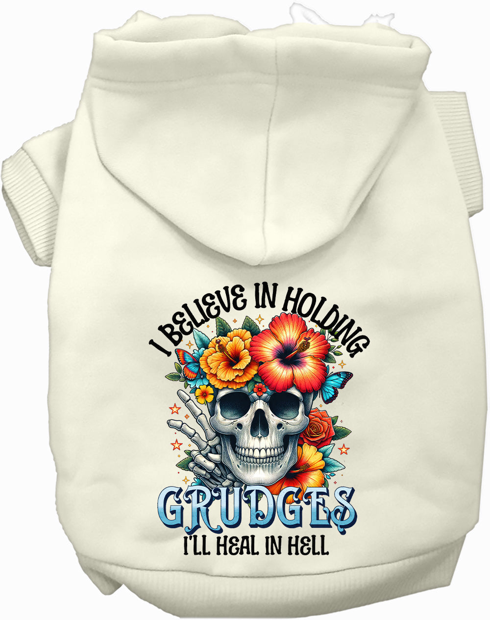 Grudges Skull Pet Hoodie