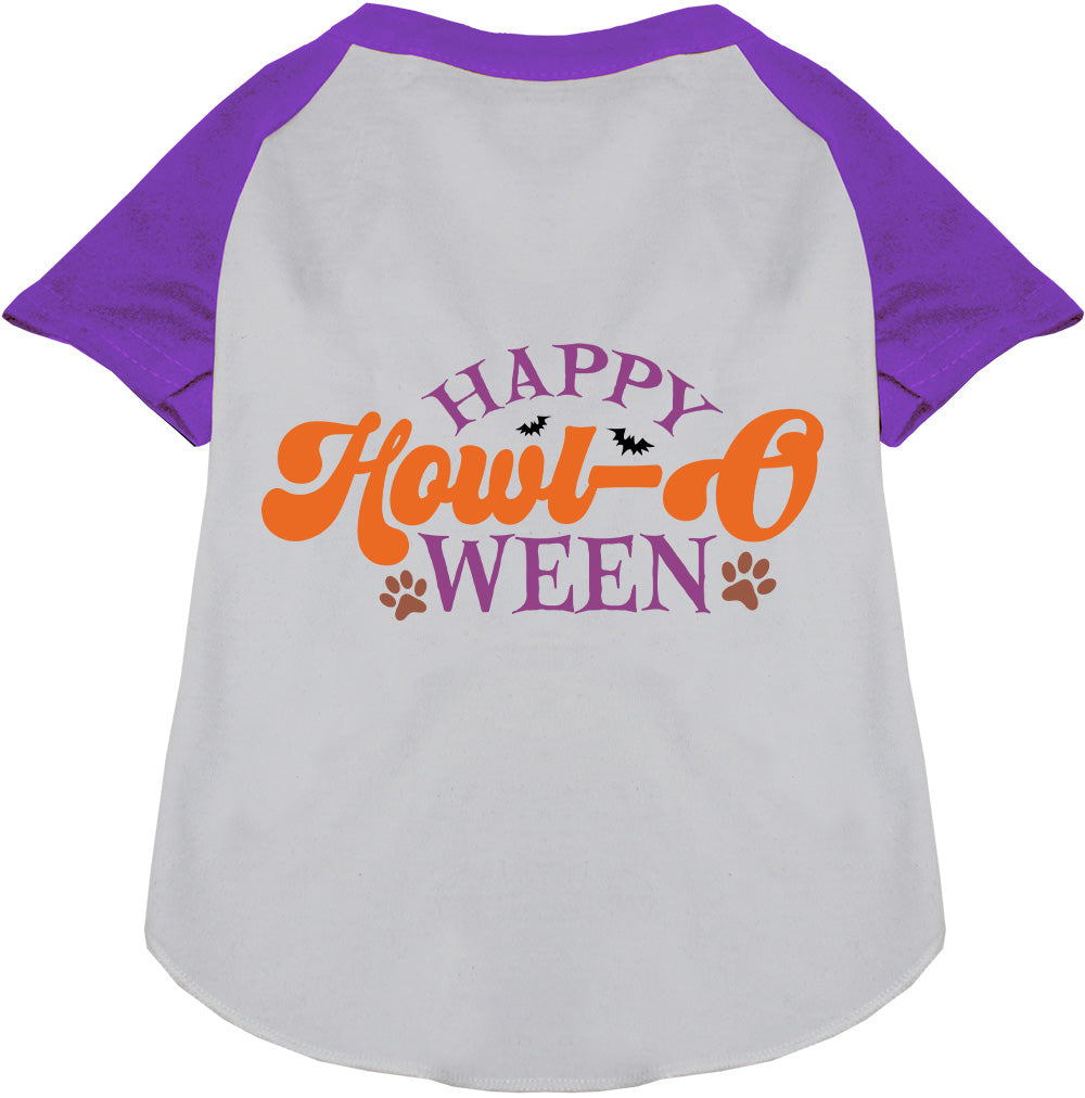Happy Howl-Oween Pet Raglan Shirt