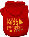 Load image into Gallery viewer, Little Miss Pumpkin Pie Pet Hoodie
