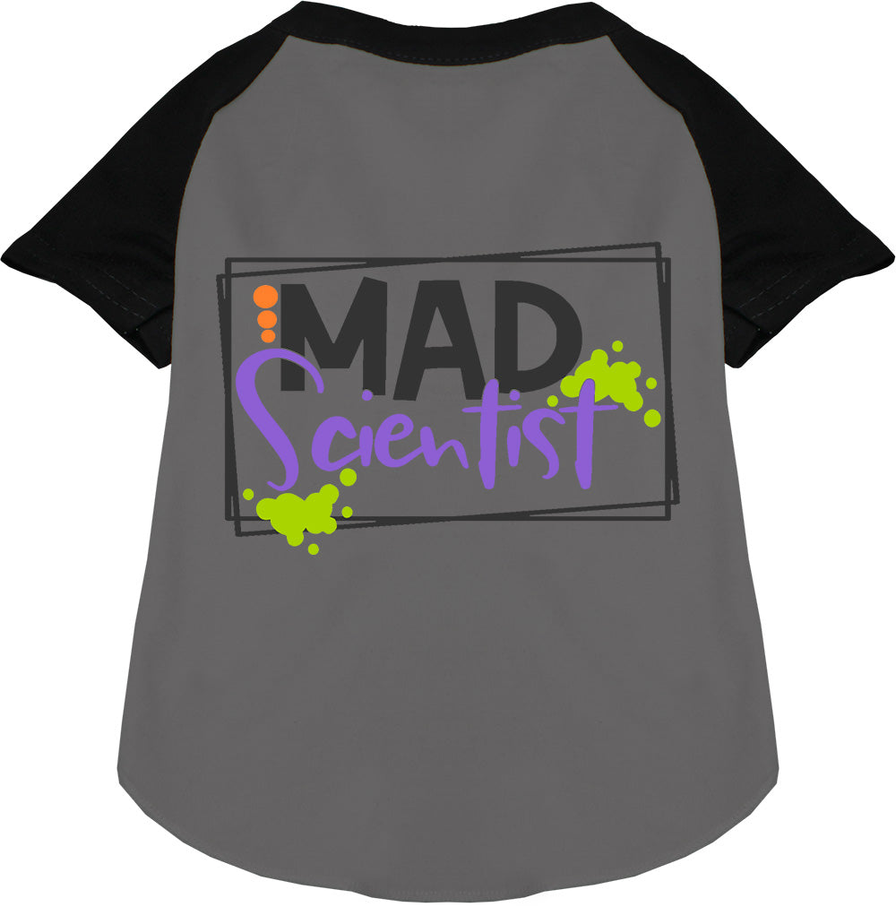 Mad Scientist Pet Raglan Shirt
