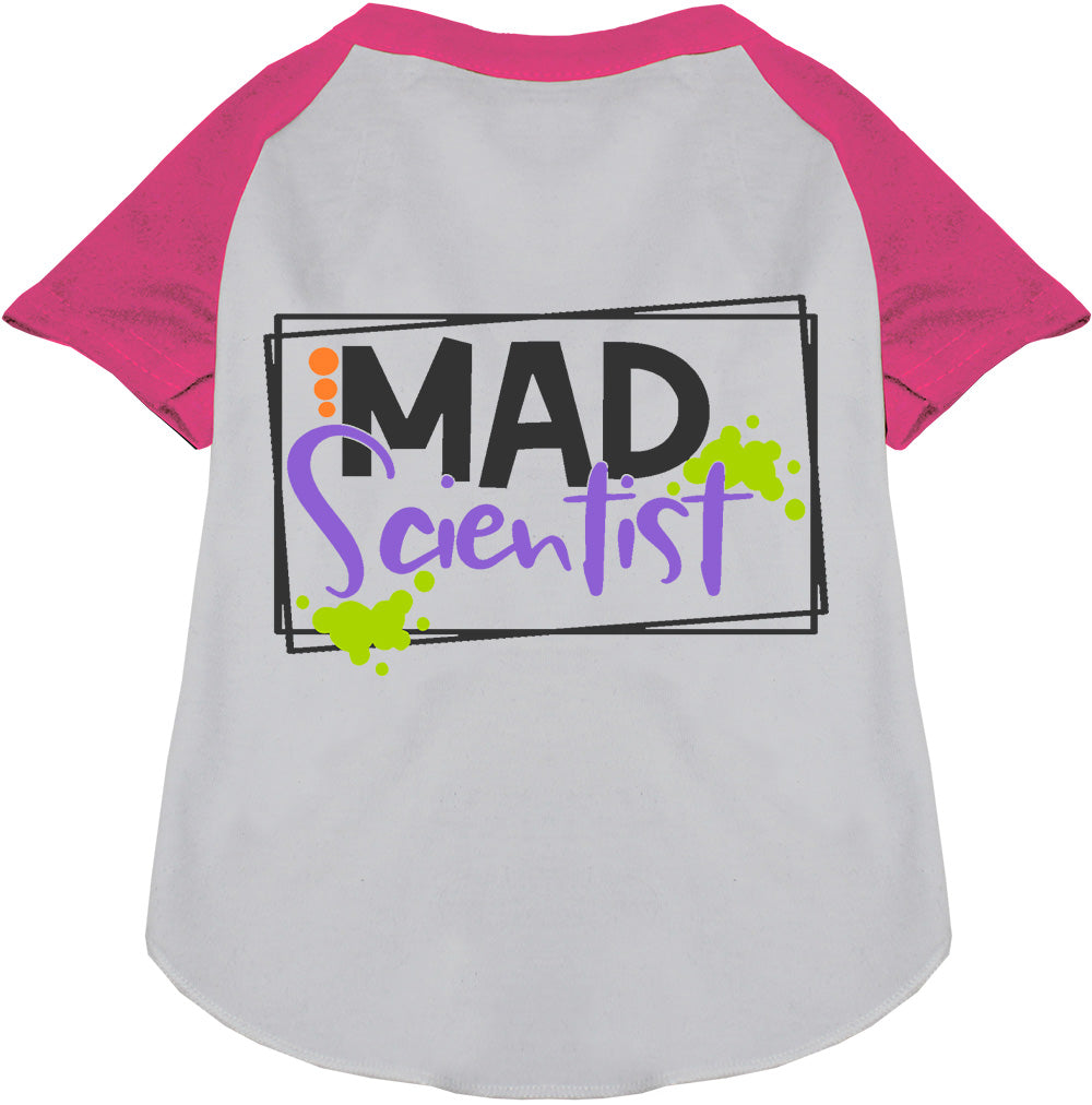 Mad Scientist Pet Raglan Shirt