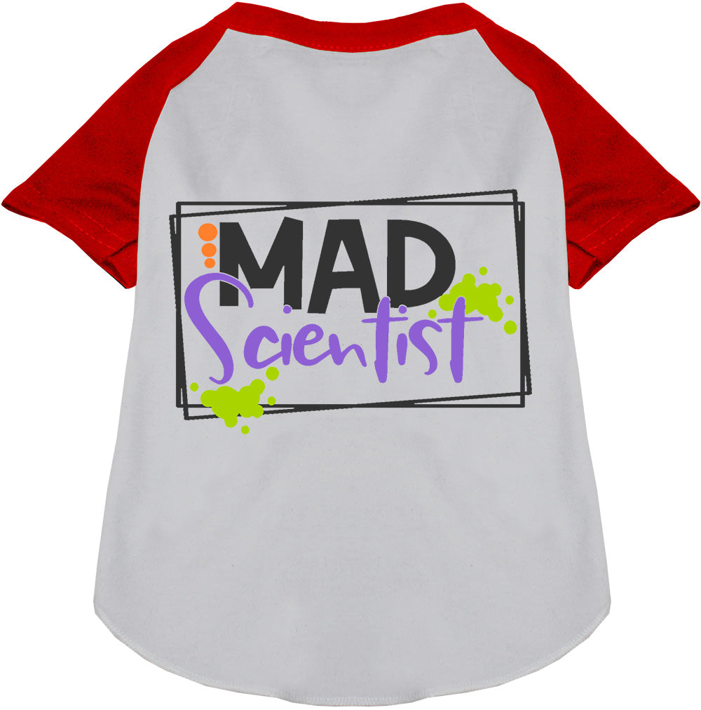 Mad Scientist Pet Raglan Shirt