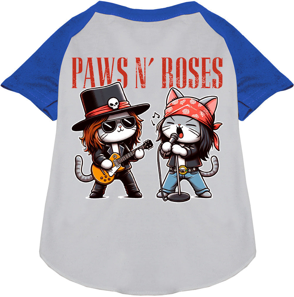 Paws N' Roses Pet Raglan Shirt