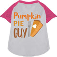 Load image into Gallery viewer, Pumpkin Pie Guy Pet Raglan Shirt
