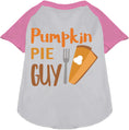 Load image into Gallery viewer, Pumpkin Pie Guy Pet Raglan Shirt
