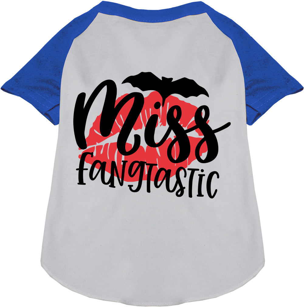 Miss Fangtastic Pet Raglan Shirt