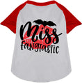 Load image into Gallery viewer, Miss Fangtastic Pet Raglan Shirt

