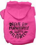 Load image into Gallery viewer, Pawsitively Happy Halloween Pet Hoodie
