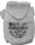 Load image into Gallery viewer, Pawsitively Happy Halloween Pet Hoodie
