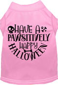 Load image into Gallery viewer, Pawsitively Happy Halloween Pet Shirt
