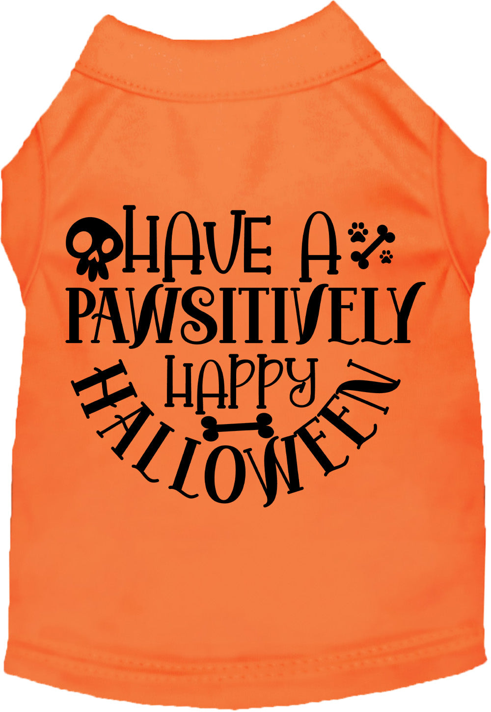 Pawsitively Happy Halloween Pet Shirt