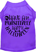 Load image into Gallery viewer, Pawsitively Happy Halloween Pet Shirt
