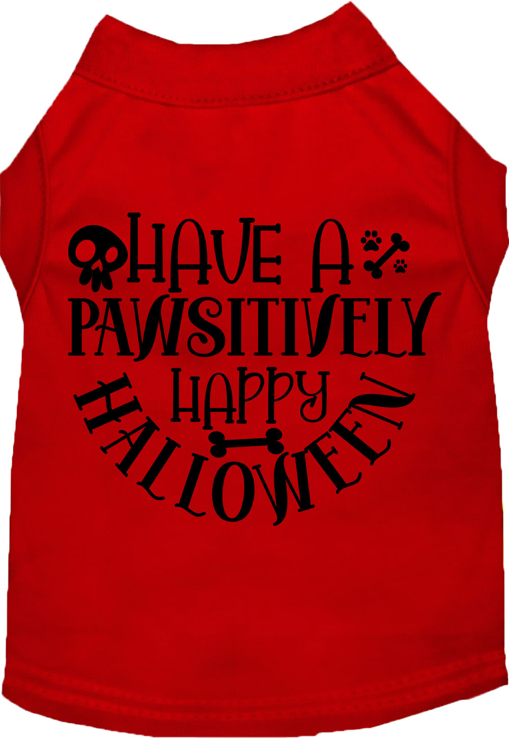 Pawsitively Happy Halloween Pet Shirt