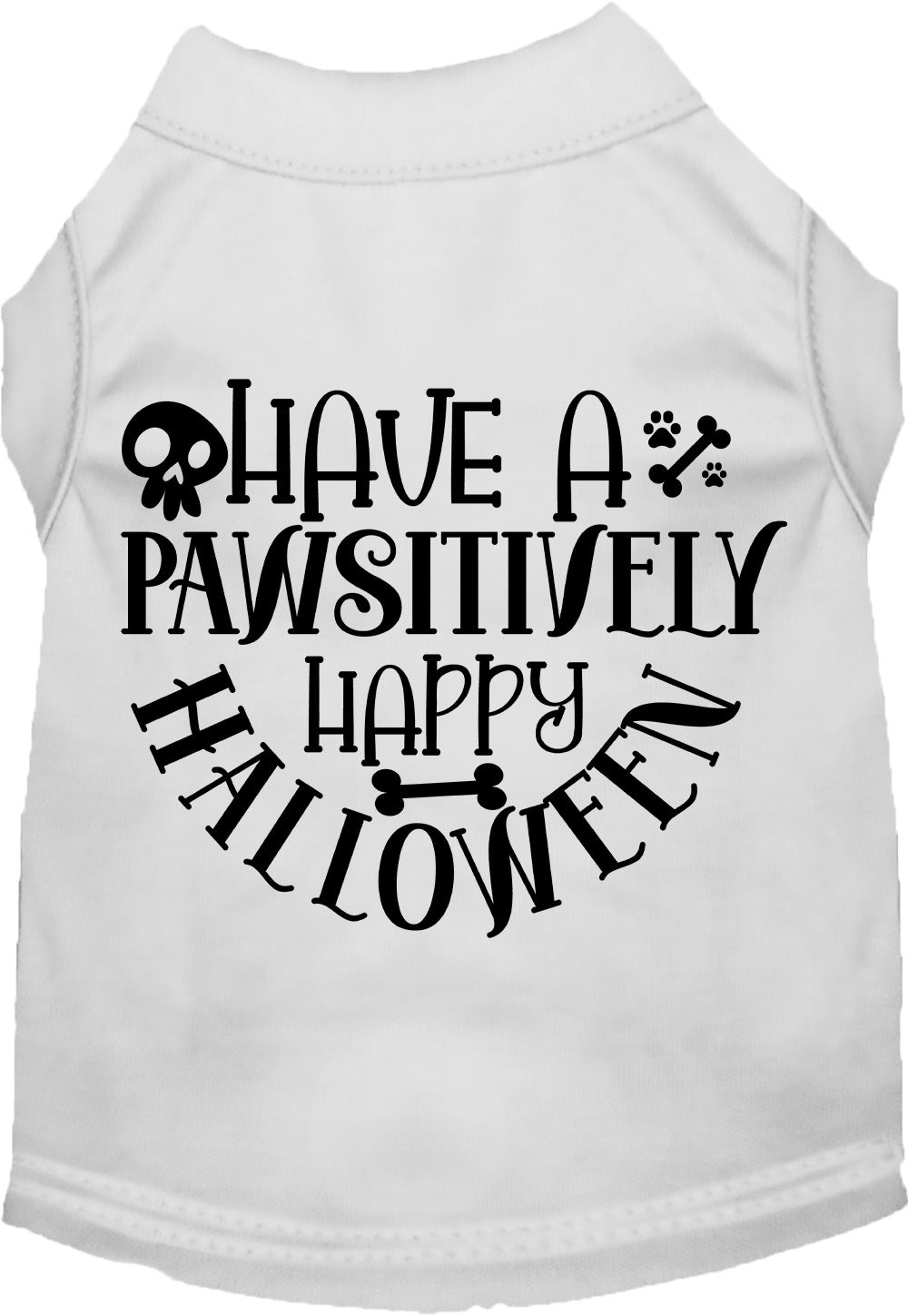 Pawsitively Happy Halloween Pet Shirt