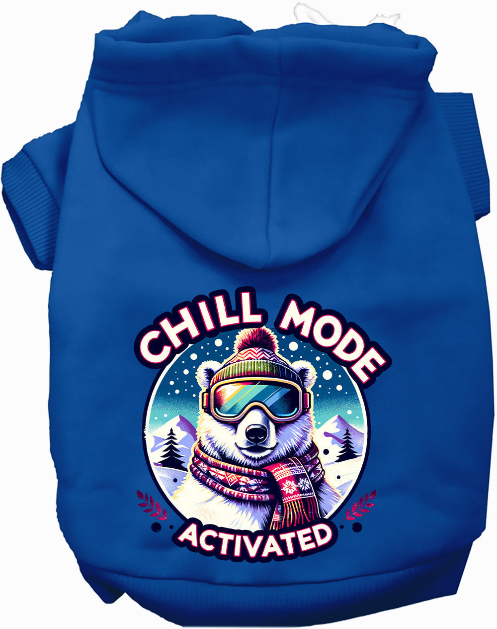 Chill Mode Activated Winter Pet Hoodie