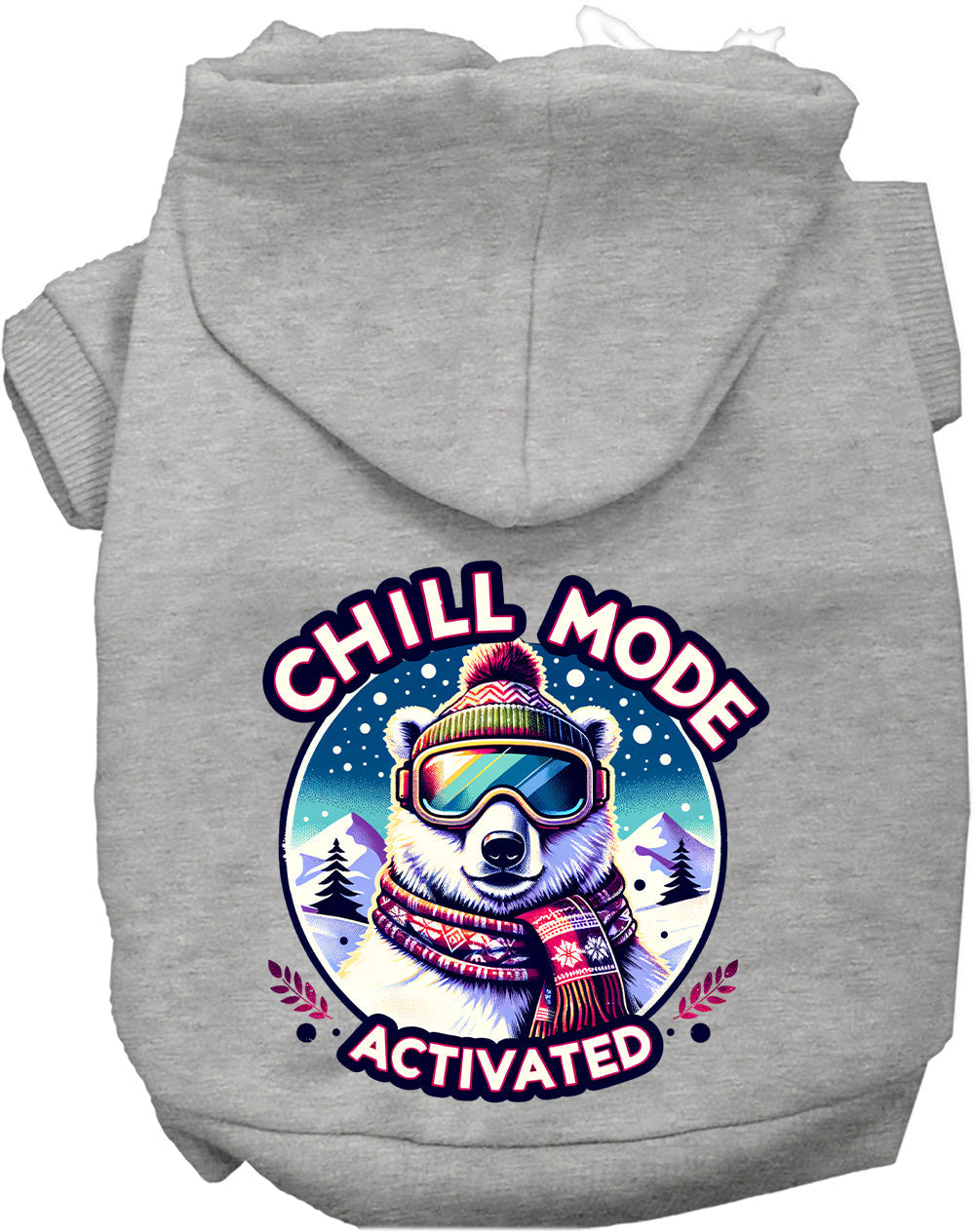 Chill Mode Activated Winter Pet Hoodie