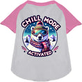 Load image into Gallery viewer, Chill Mode Activated Pet Raglan Shirt
