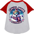 Load image into Gallery viewer, Chill Mode Activated Pet Raglan Shirt
