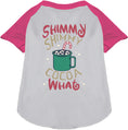 Load image into Gallery viewer, Shimmy Shimmy Cocoa What Pet Raglan Shirt
