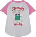 Load image into Gallery viewer, Shimmy Shimmy Cocoa What Pet Raglan Shirt
