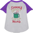 Load image into Gallery viewer, Shimmy Shimmy Cocoa What Pet Raglan Shirt
