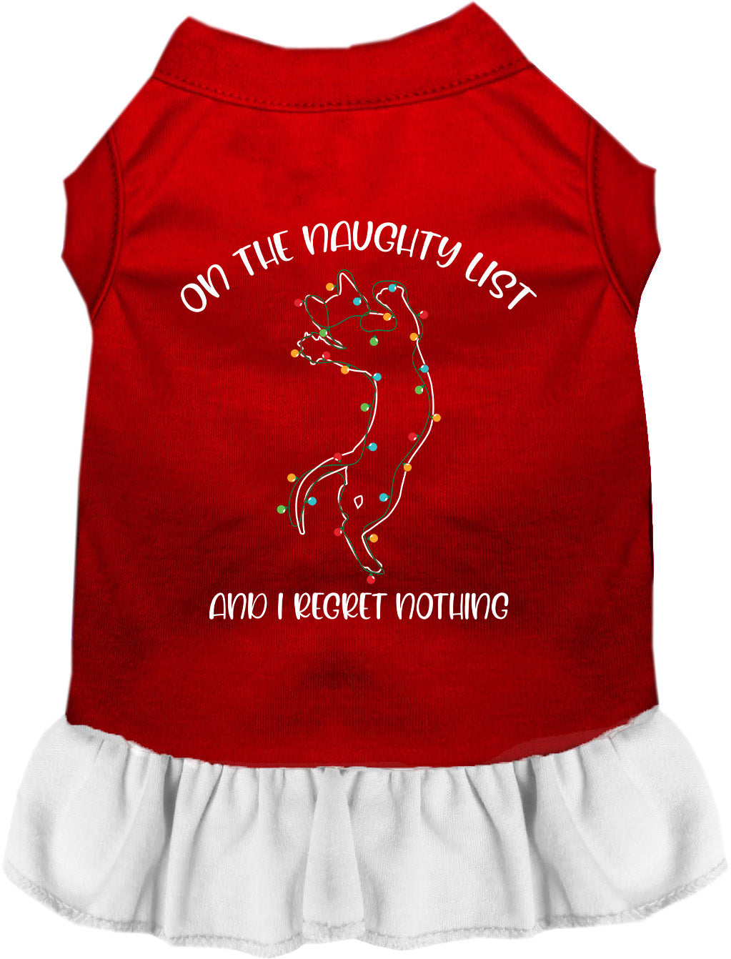 Kitty on the Naughty List Pet Dress