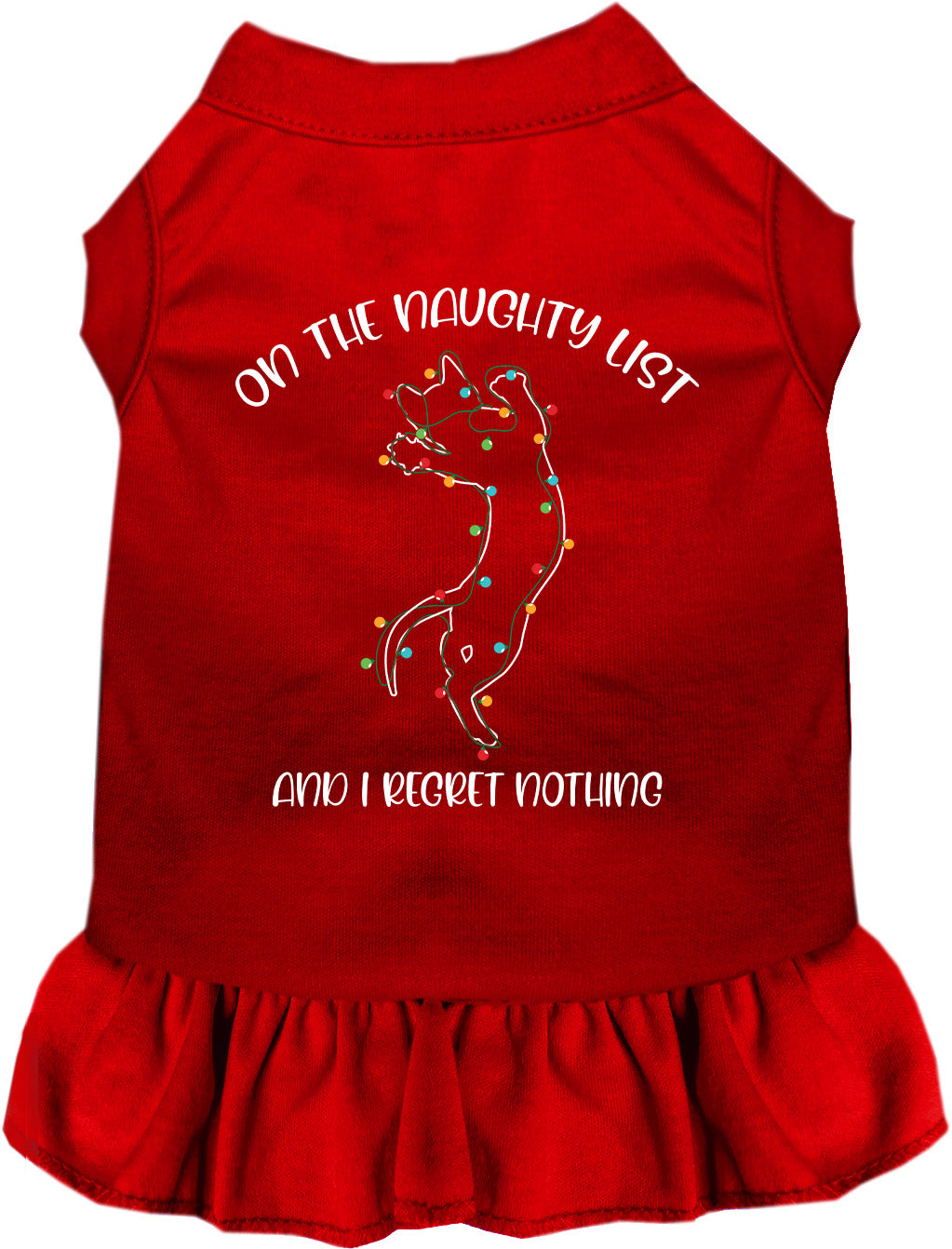 Kitty on the Naughty List Pet Dress