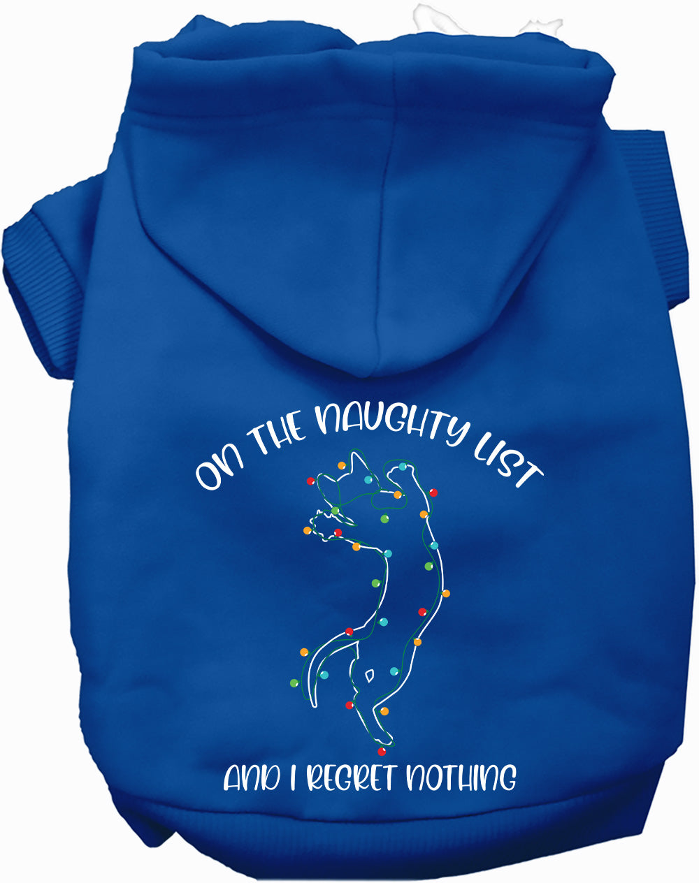 Kitty on the Naughty List Pet Hoodie