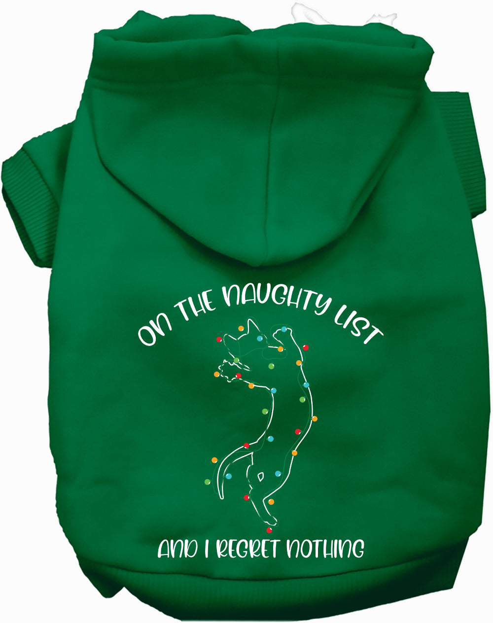Kitty on the Naughty List Pet Hoodie