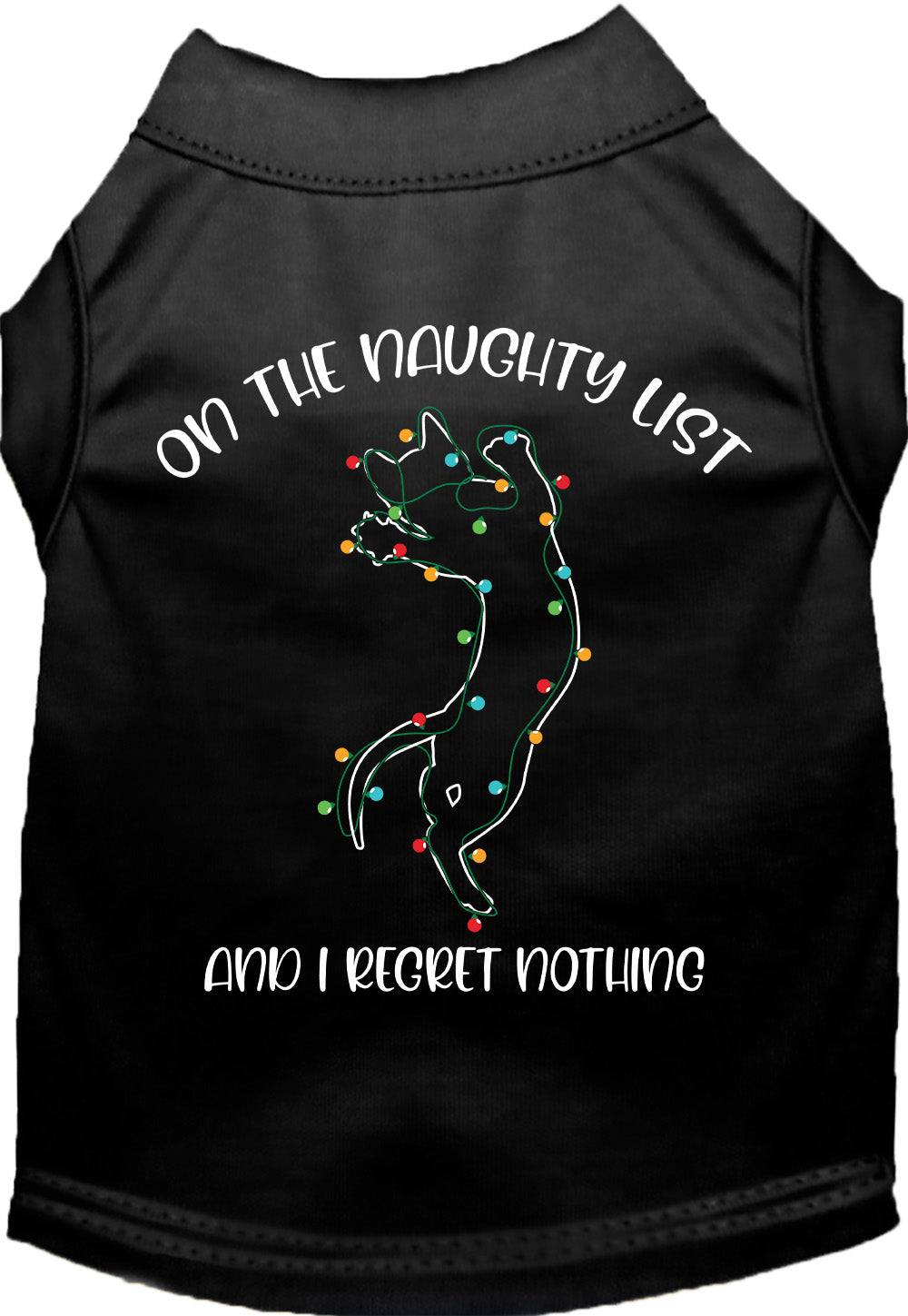 Kitty on the Naughty List Pet Shirt