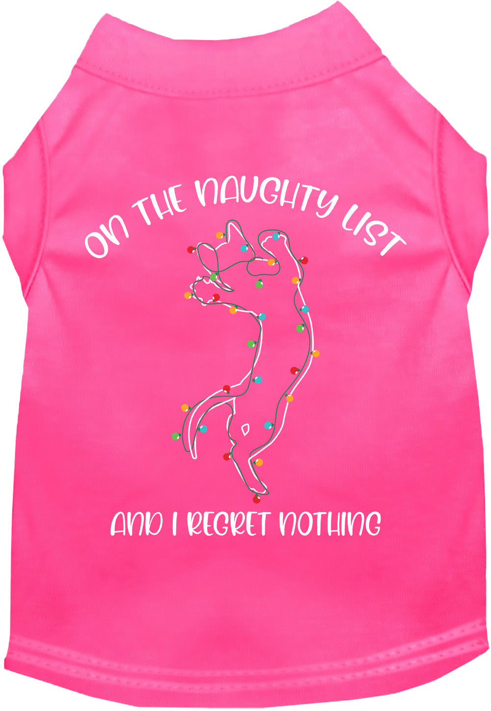 Kitty on the Naughty List Pet Shirt