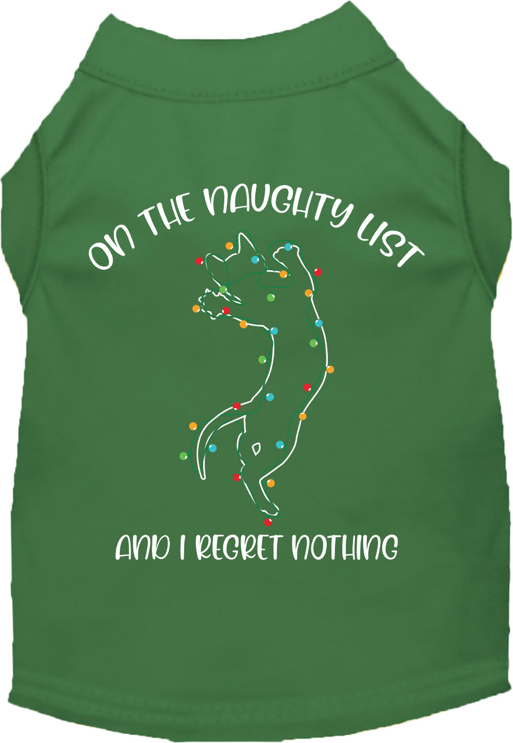 Kitty on the Naughty List Pet Shirt