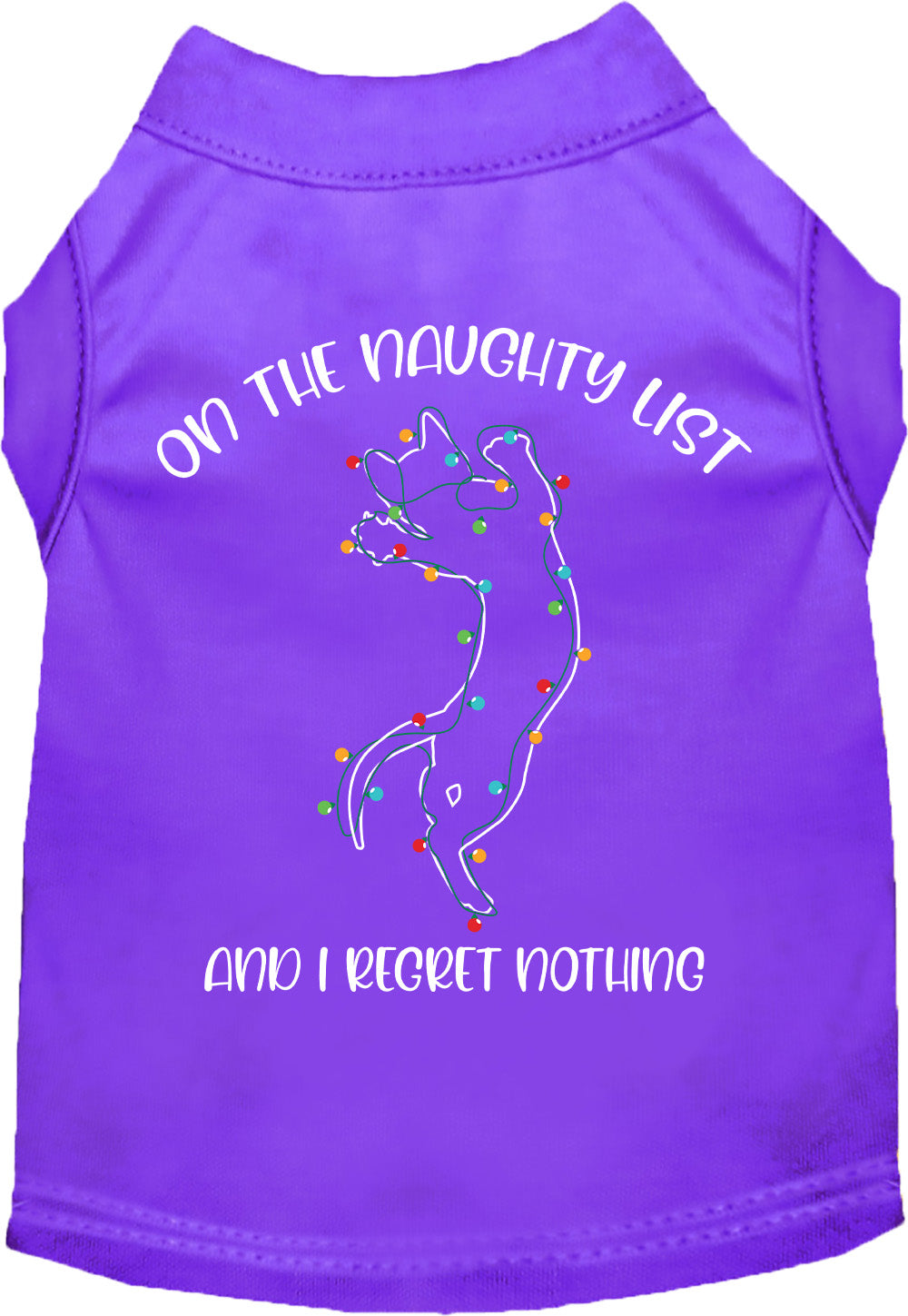 Kitty on the Naughty List Pet Shirt