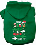 Load image into Gallery viewer, They're the Naughty Ones Christmas Pet Hoodie
