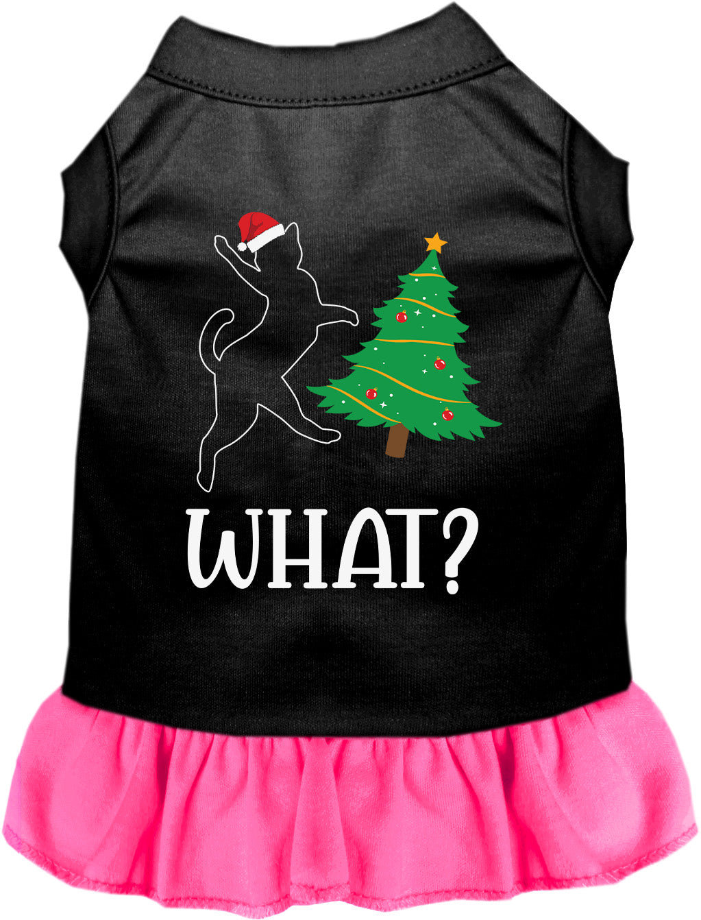 Kitty What Christmas Tree Pet Dress