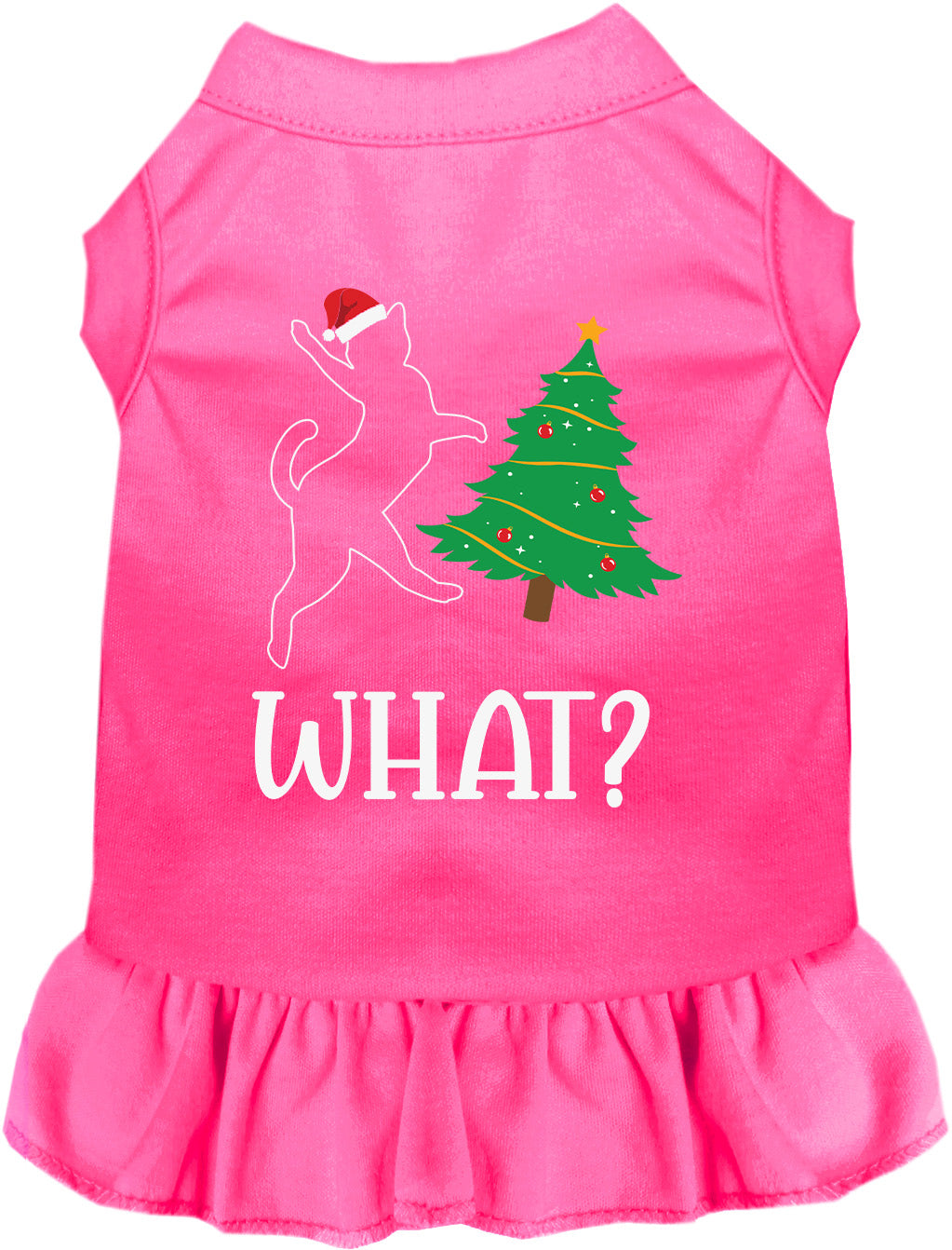 Kitty What Christmas Tree Pet Dress