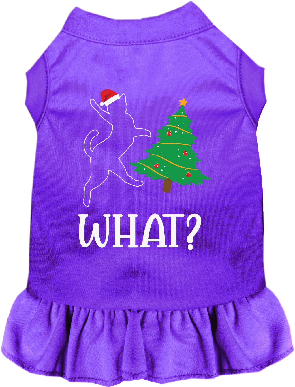 Kitty What Christmas Tree Pet Dress