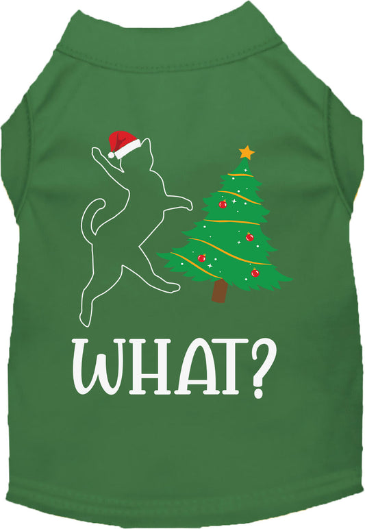 Kitty What Christmas Tree Pet Shirt