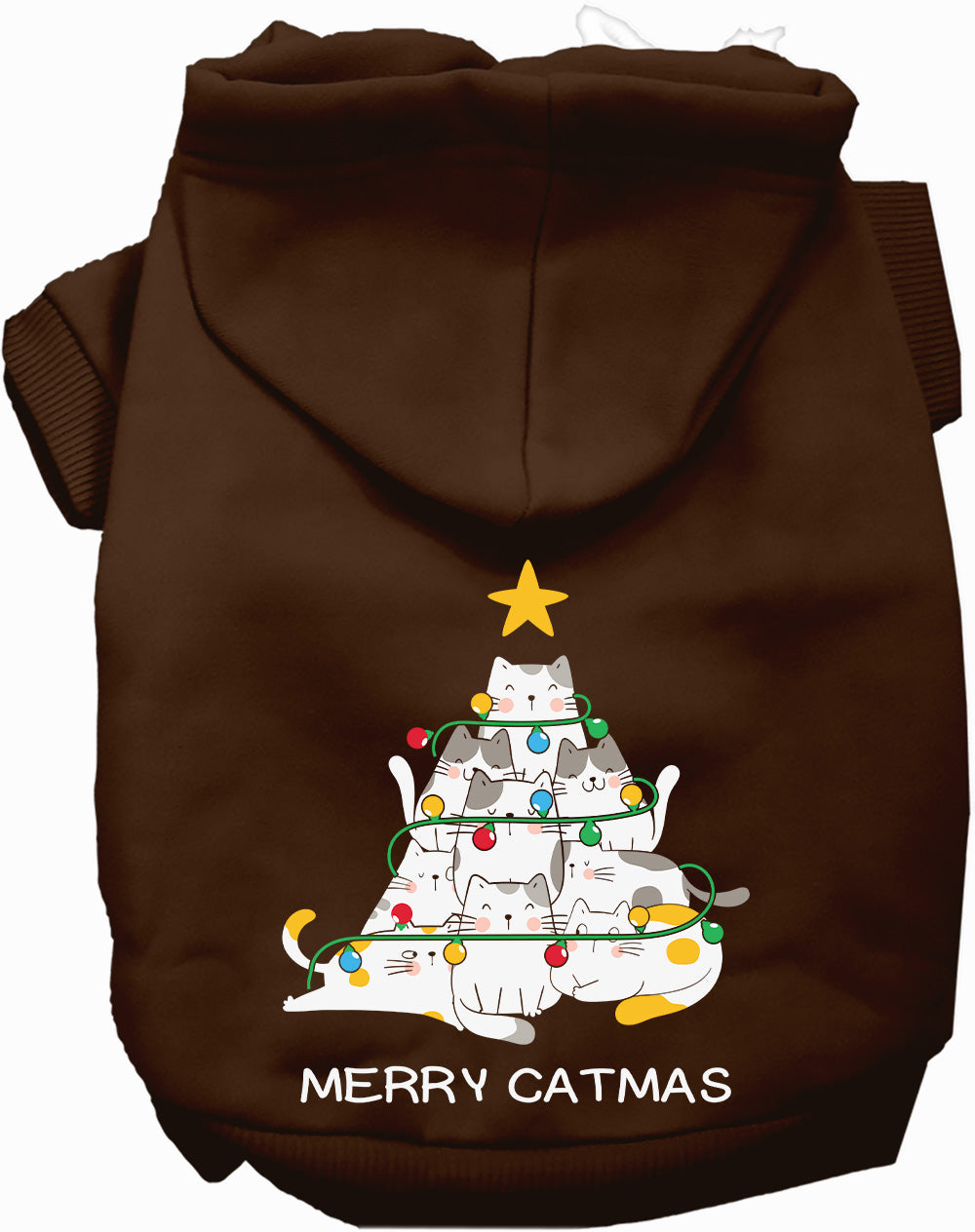 Merry Catmas Pet Hoodie