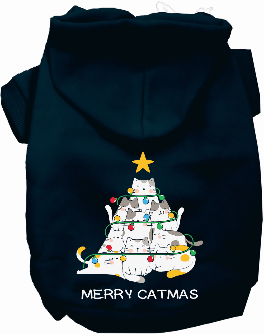 Merry Catmas Pet Hoodie