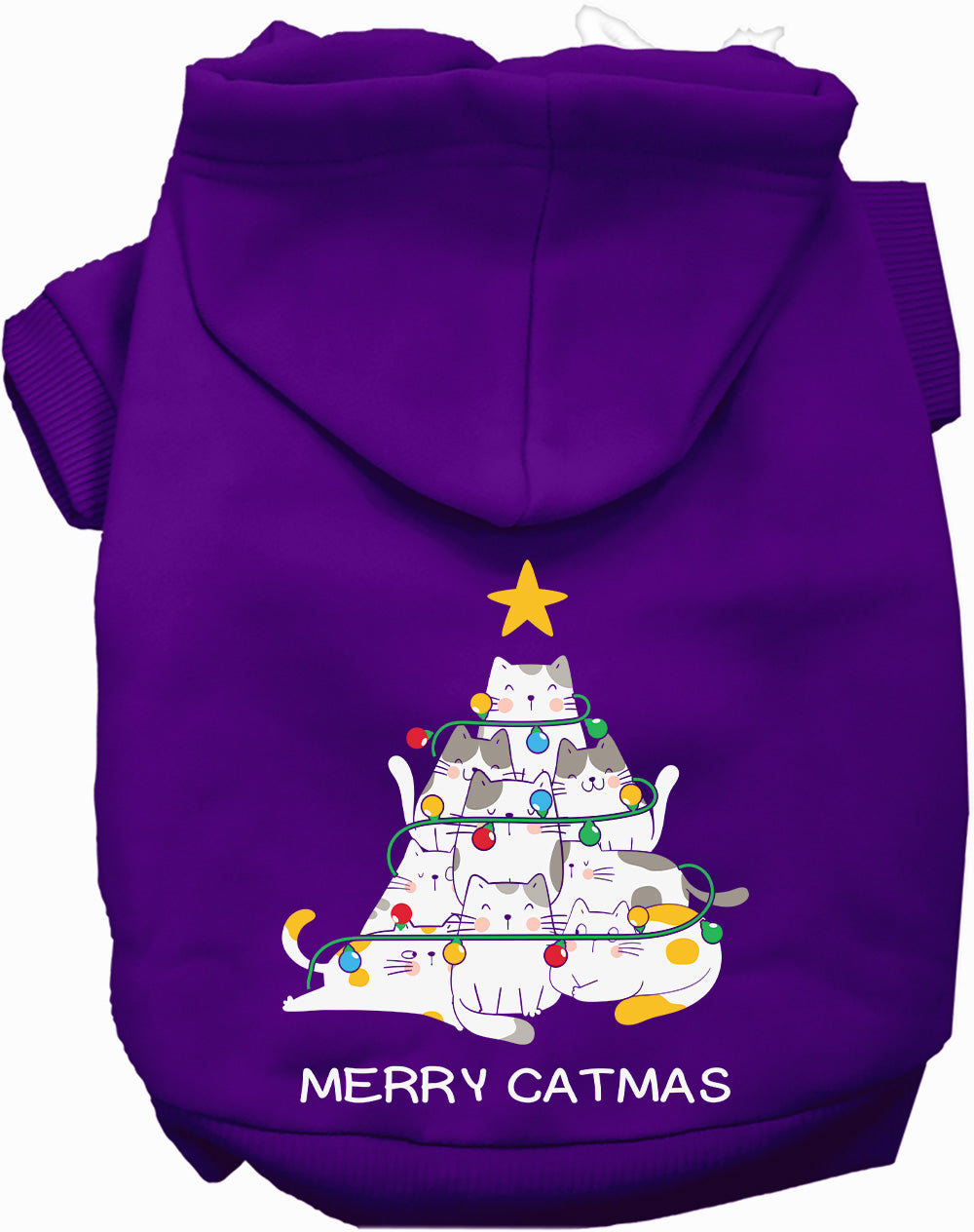 Merry Catmas Pet Hoodie