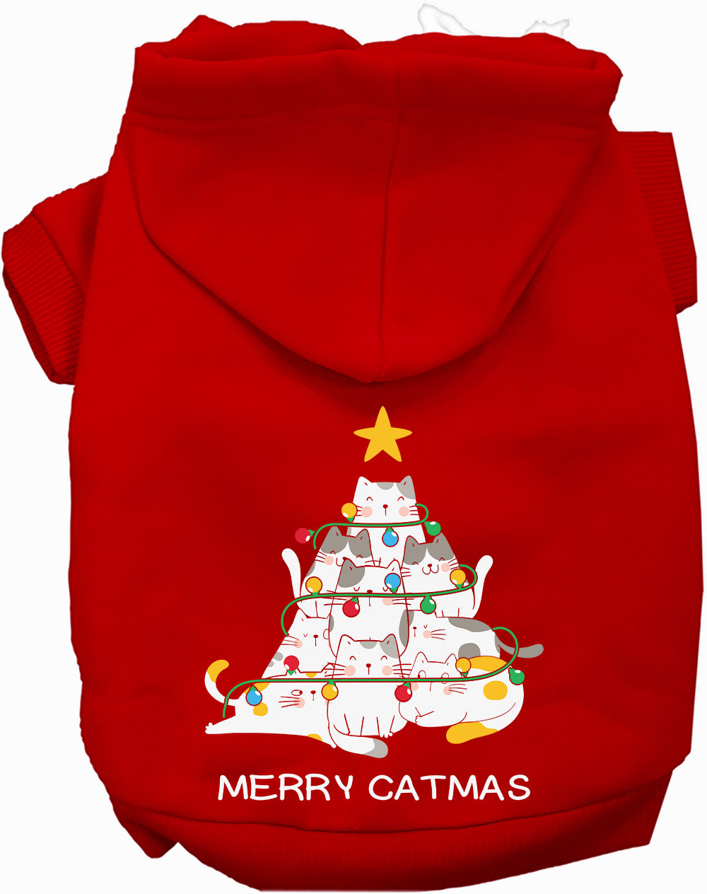Merry Catmas Pet Hoodie